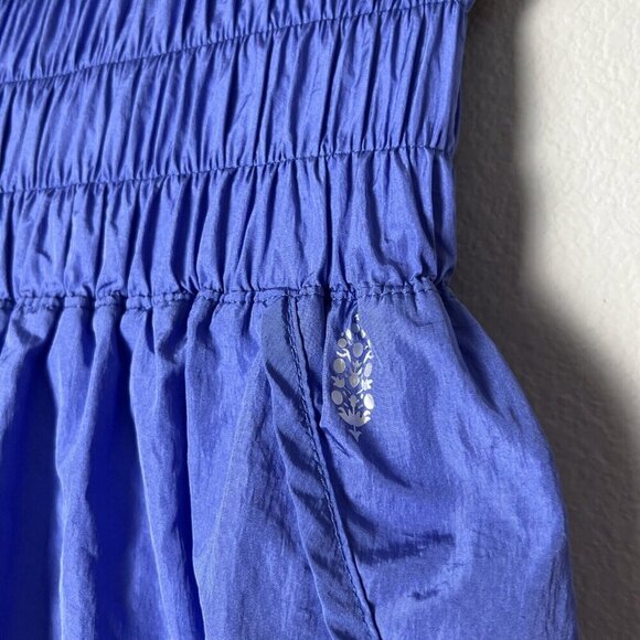 Free People The Way Home Shorts In Cobalt Blue Activewear Running Size XS Gym - Picture 3 of 8